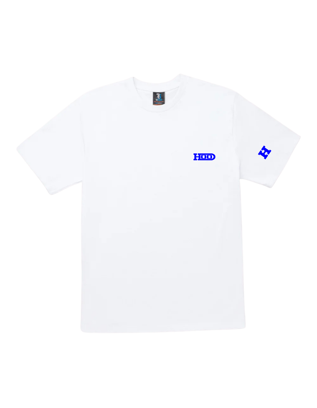 HOOD LOGO MAX WEIGHT TSHIRT - BLACK GREY WHITE