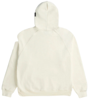 HOOD AUTHENTIC LOGO HOODIE WHITE BLACK