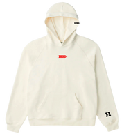 HOOD AUTHENTIC LOGO HOODIE WHITE BLACK